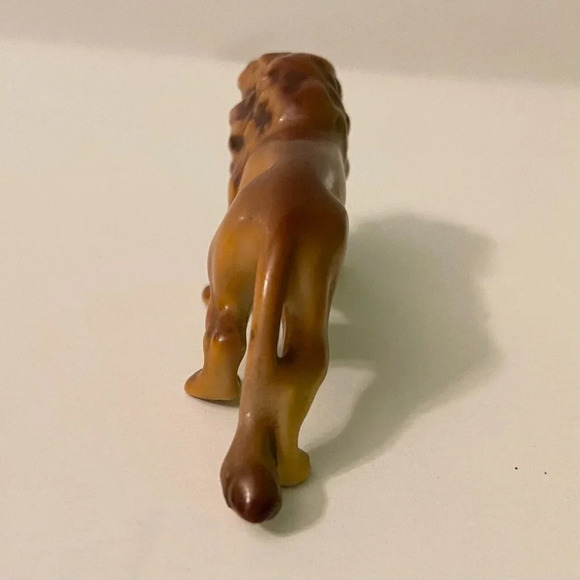 Vintage  Miniature Lion Porcelain Figurine 2.25 Inch Long Small Figure - Picture 11 of 13
